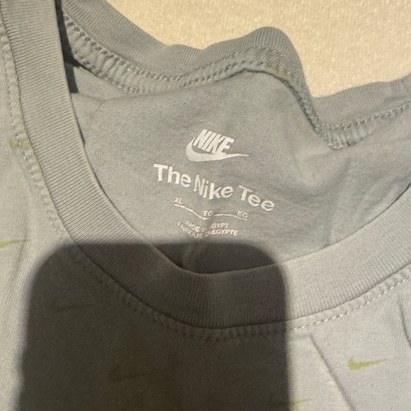 The Nike Tee, Grey With Little Yellow Swooshes - Picture 2 of 3